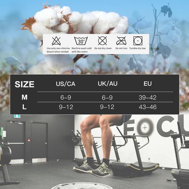 Thumbnail 6 de YOJOOM Mens Sports Quarter Ankle Socks 9-12