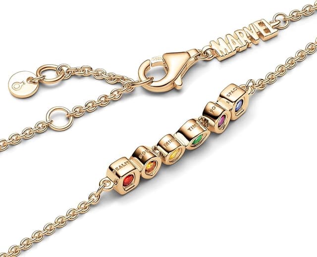 Detalle 2 de Marvel Pulsera chapada oro 14 quilates 16 cm