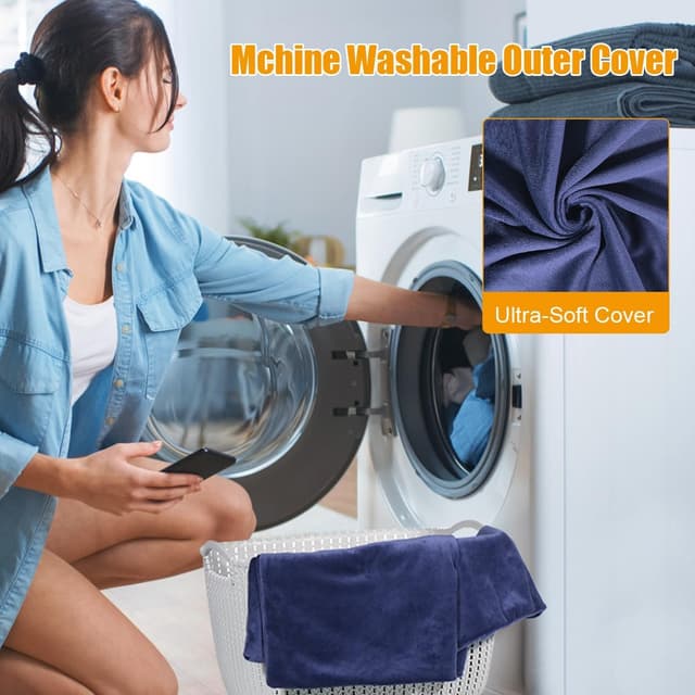 Thumbnail 5 de RIOGOO Tappetino riscaldante 81x50cm per animali 🐾