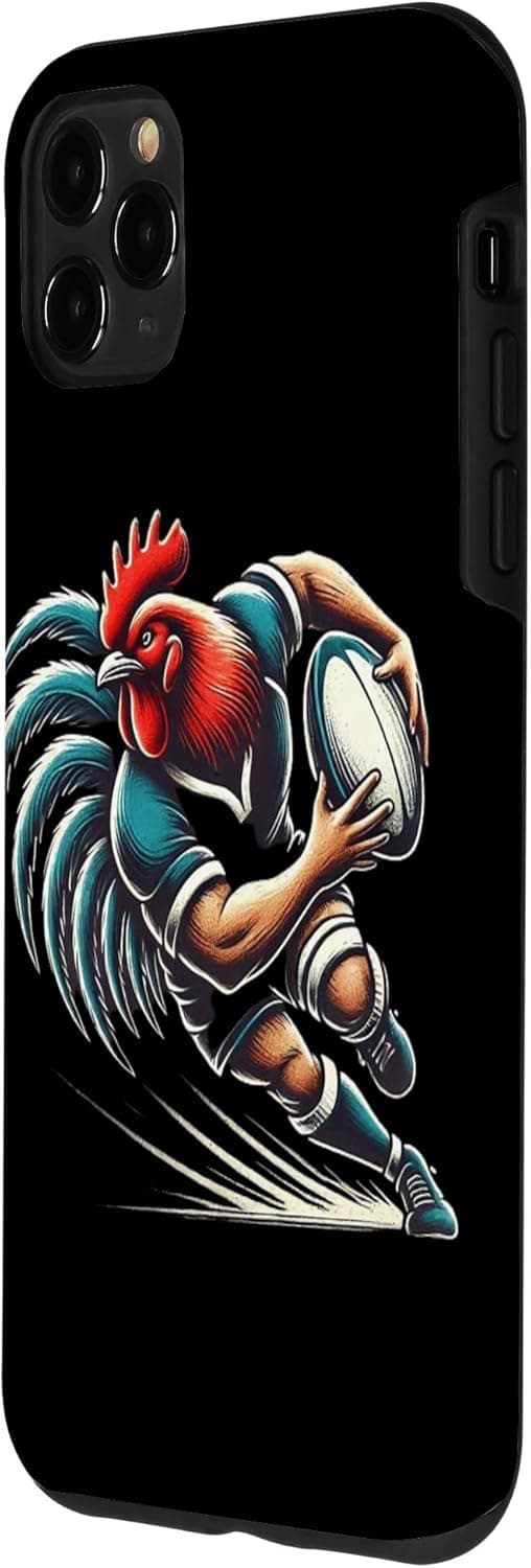Detalle de Coque Rugby Coq de Poules – housse à deux parties pour iPhone 11 Pro Max