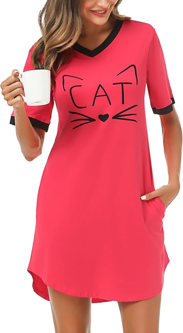 Thumbnail 2 de Litherday Chemise de Nuit coton col V