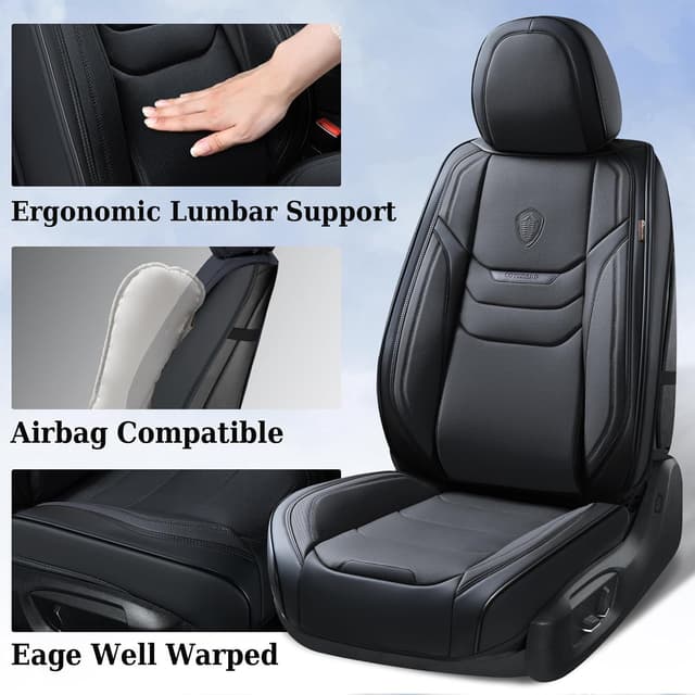 Detalle de Coverado Leather Seat Covers Full Set