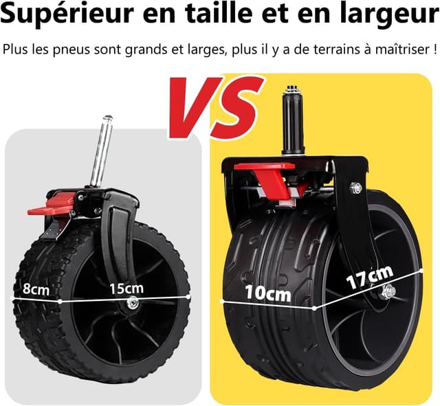 Thumbnail 4 de Sekey XXXL Chariot de Transport Pliable 300L