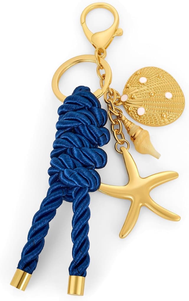Imagen de TOVABA Beach Keychain Bag Charm 54 g en OfertitasTOP