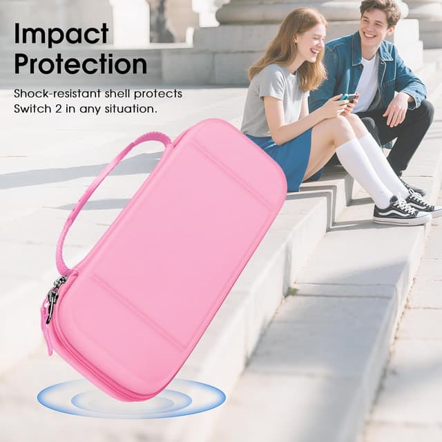 Thumbnail 6 de FINTIE Tasche für Nintendo Switch 2 (2025) – Hartschale EVA, Mikrofaser-Innenseite und Spielkartenhalter