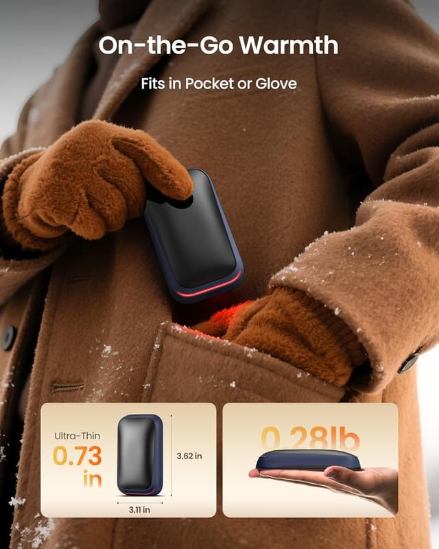 Detalle de Gaiatop Magnetic hand warmers 2-pack