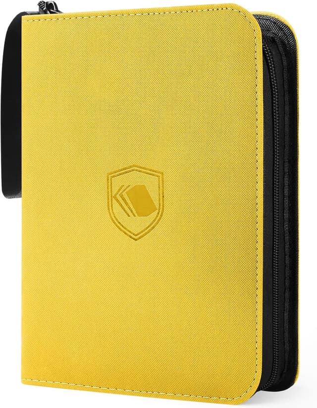 Thumbnail 6 de 440 Pockets Trading Card Binder with Zipper PU Cover (Black, 4 Pockets) – MTG/TCG/Sports Card Album