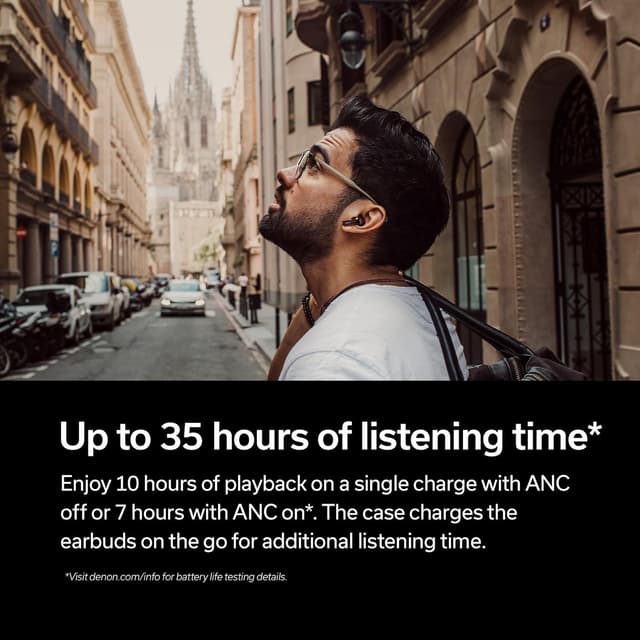 Detalle 2 de Denon AH-C840NCW True Wireless 35 Stunden