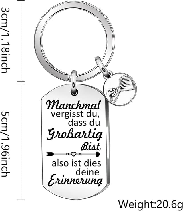Detalle de Schlüsselband Coagurmes Erinnerungs-Spruch