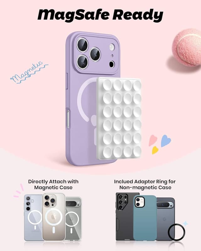 Detalle 2 de amBand Magnetic Suction Mirror Window Phone Holder 24