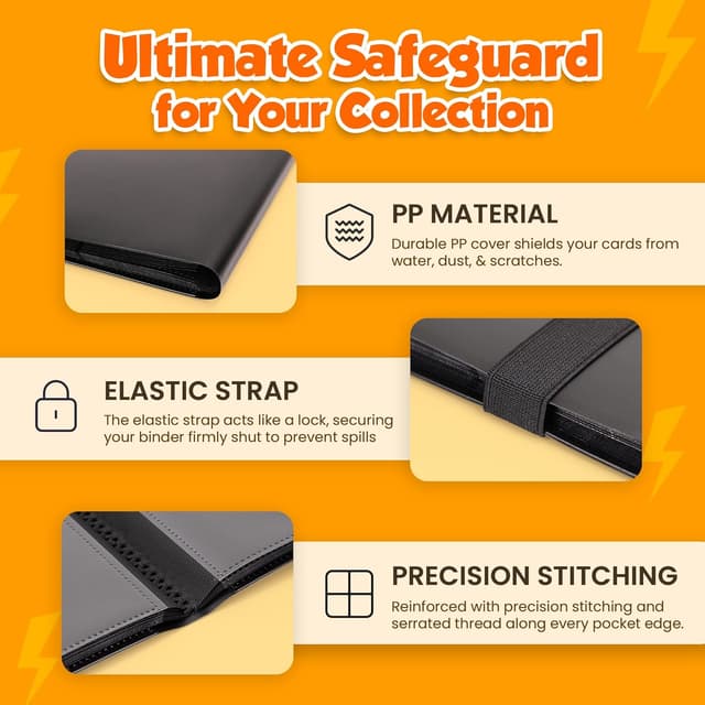 Thumbnail 3 de Gifray Trading Card Binder 360-Card Capacity