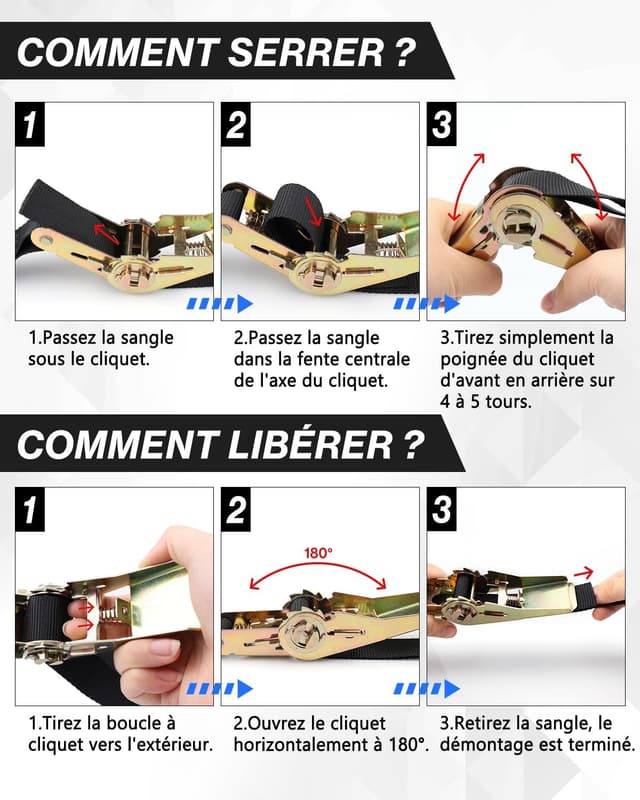 Thumbnail 3 de Lytool 6 m sangles d'arrimage