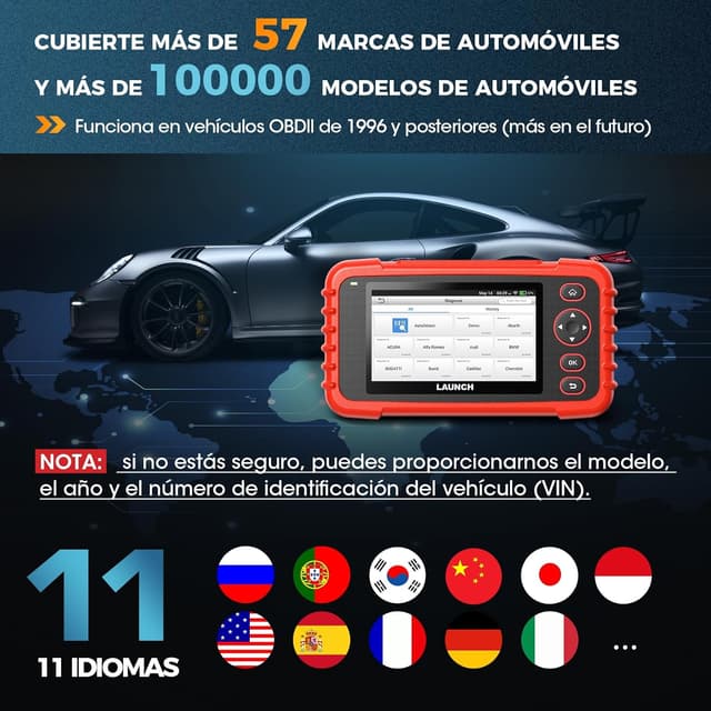 Thumbnail 5 de Launch CRP123X V3.0 OBD2 Diagnóstico Multimarcas