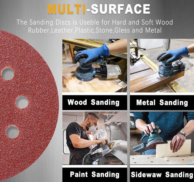 Thumbnail 5 de STEBRUAM 125 mm Schleifscheiben 105er Set