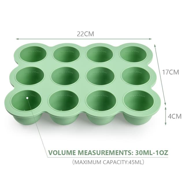 Detalle 2 de Babynahrungs-Behälter mit 12 Fächern