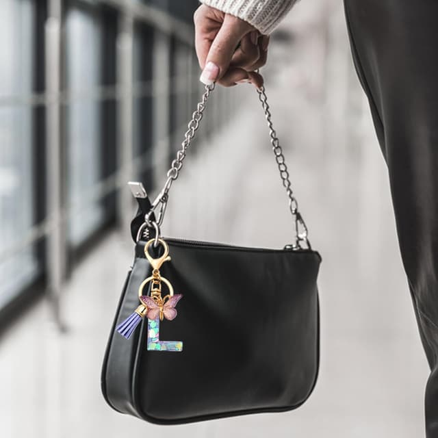 Thumbnail 3 de CHUQING Schlüsselanhänger Buchstabe Mädchen