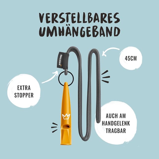 Thumbnail 2 de Rudelkönig Hundepfeife Rückruf