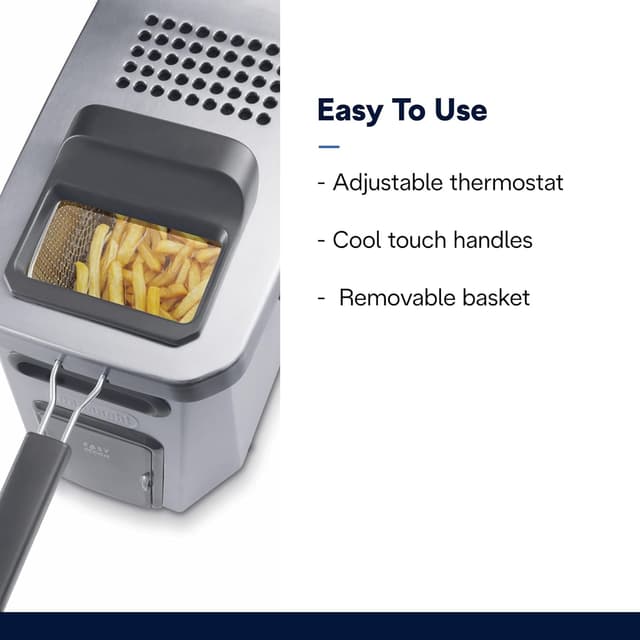 Detalle de De’Longhi Livenza Deep Fryer 4L 🍟
