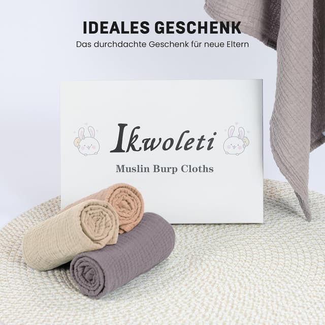 Thumbnail 6 de Baby Mulltücher 4er Set 60 x 60 cm