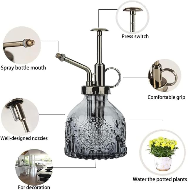 Detalle 2 de ZIUHEOA Plant Mister Glass Spray Bottle