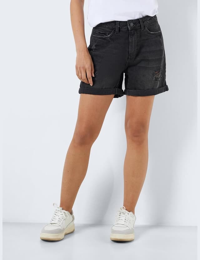 Detalle 2 de NOISY MAY Nmsmiley Nw DEST shorts en jean pour femme