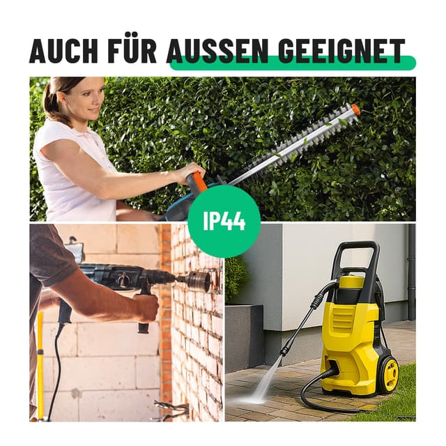 Detalle 2 de Greate Schuko Kupplung 230V IP44 3er Pack
