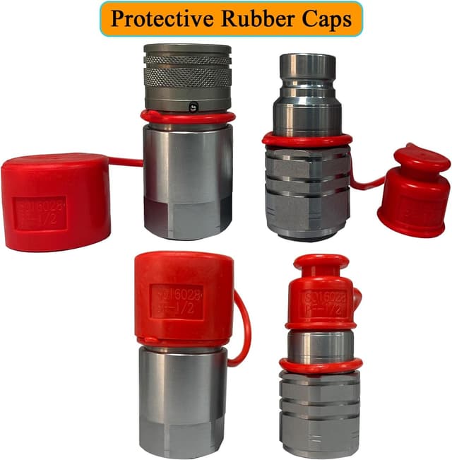 Thumbnail 6 de Elifecenter 1/2" NPT hydraulic coupler for skid steer 🛠