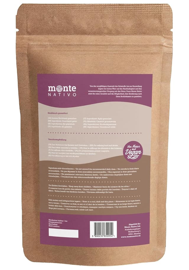 Detalle de Knoblauch Granulat Monte Nativo (500 g) – aromatisches Knoblauchpulver zum Kochen & Würzen