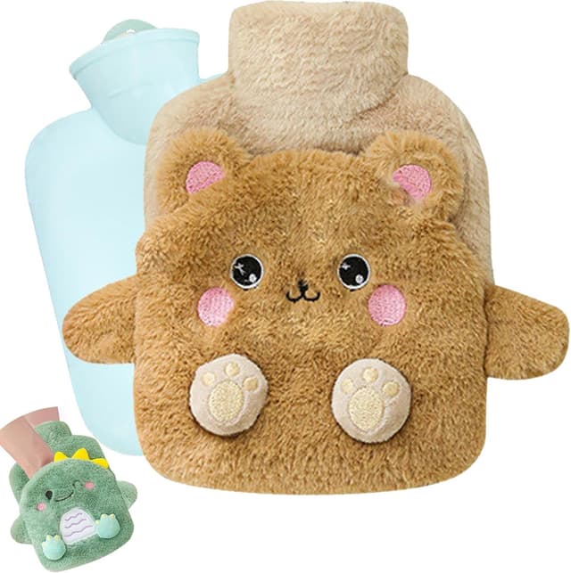 Thumbnail 5 de Kinder-Wärmflasche Dinosaurier mit Flausch-Bezug & Handwärmerhülle