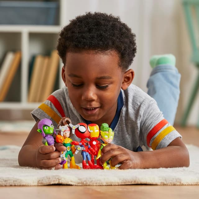 Thumbnail 10 de Spidey and His Amazing Friends Pack de Figuras, 10 cm 🕷