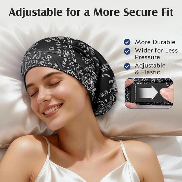 Thumbnail 3 de YFONG Mulberry Silk Bonnet 22 Momme