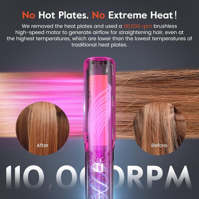 Detalle 2 de slopehill Air Haarglätter Upgraded 2026 90-160°C