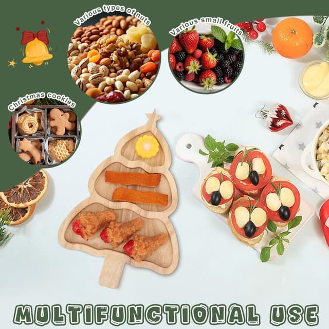 Thumbnail 5 de Ciieeo Bambus Serviertablett 30 x 20 cm