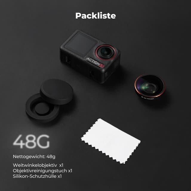 Thumbnail 6 de K&F CONCEPT Weitwinkelfilter für DJI Osmo Action