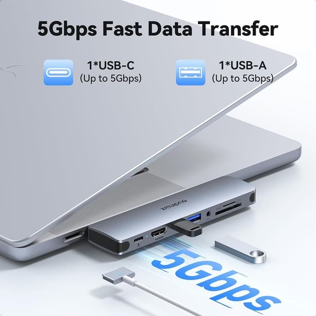 Thumbnail 5 de USB C Adapter 8‑in‑2 for MacBook Pro 4K HDMI