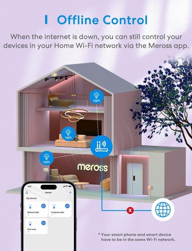 Thumbnail 6 de Meross Bombilla Inteligente WiFi 9W RGBWW 🌈 - Paquete de 2