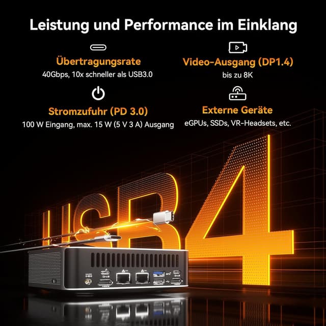 Thumbnail 6 de GEEKOM Mini PC A8 Max Ryzen 7 8745HS