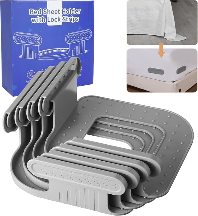 Detalle de Jovyll Bed sheet locks, 4 clips