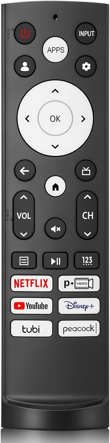 Detalle de Replacement Remote for Hisense Smart TV