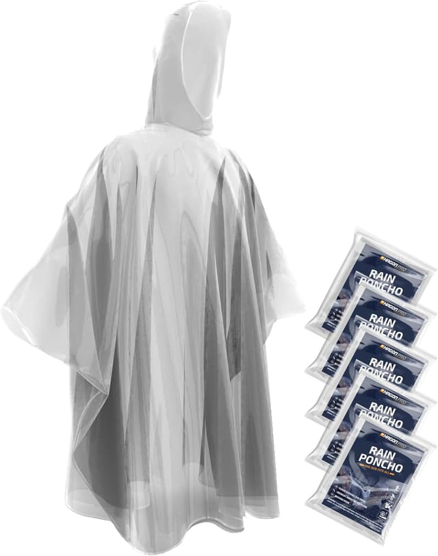 Imagen de Hagon PRO Disposable Rain Ponchos 48 en OfertitasTOP
