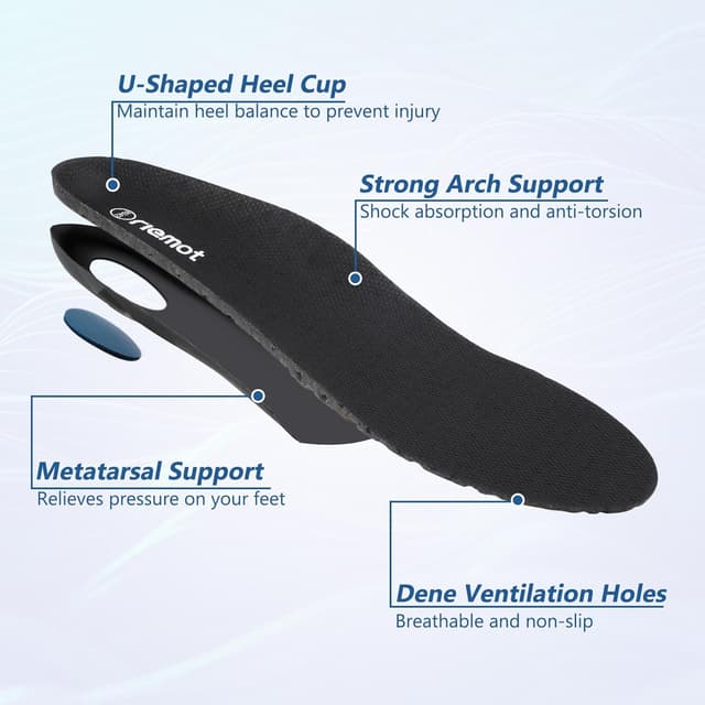 Detalle de riemot Einlegesohlen gegen Fersensporn, Gr. 43