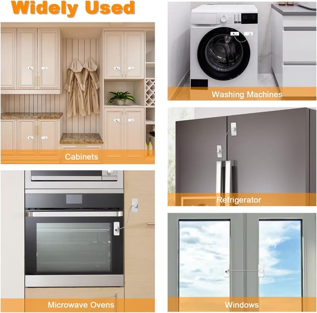 Thumbnail 5 de AiQInu Lucchetto per frigorifero 2 pezzi 🔐