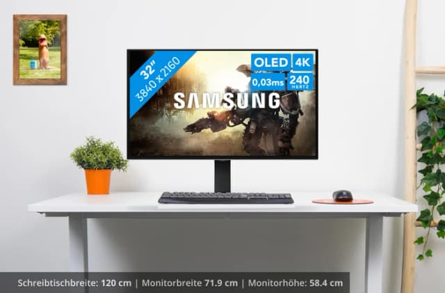 Thumbnail 15 de Samsung Odyssey LS32FG812SUXEN Gaming Monitor 32 Zoll