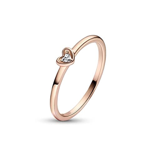 Thumbnail 2 de Pandora Moments Anillo corazón radiante oro rosa 14 qt 💍