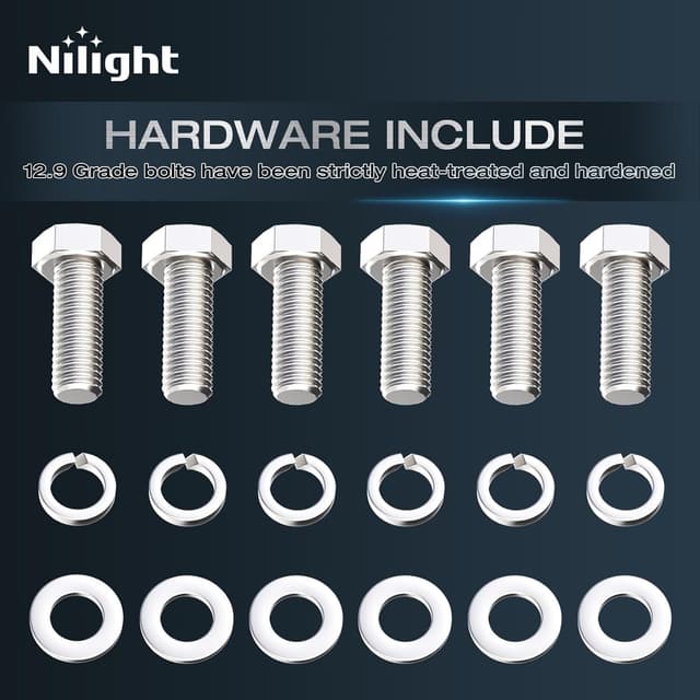 Detalle de Nilight 2.5-inch Leveling Lift Kit for 2019-2022 Ford Ranger (2WD/4WD) — Front Strut Spacers