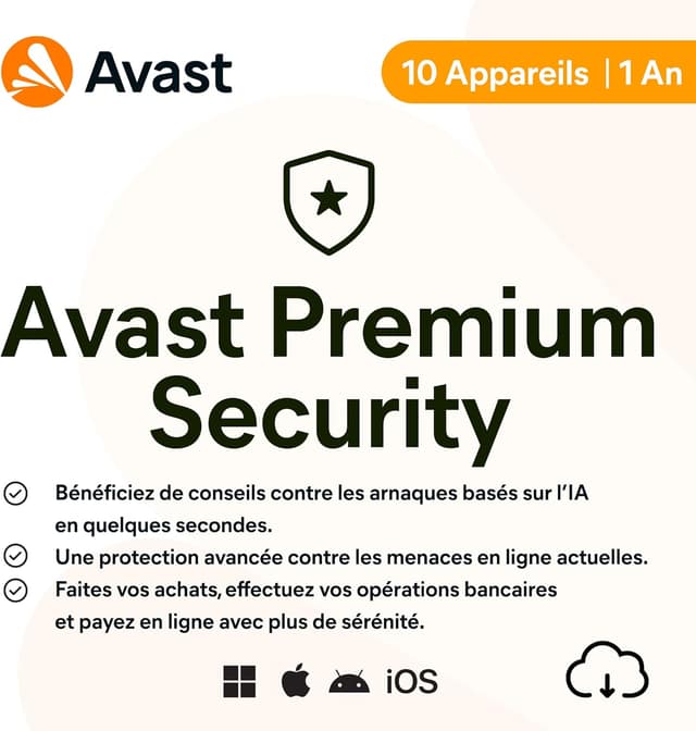 Thumbnail 5 de Avast Premium Security 2026 antivirus 1 appareil