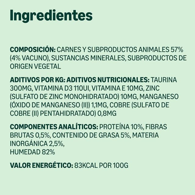 Thumbnail 4 de by Amazon Comida húmeda gatos paté ternera 12x400 g