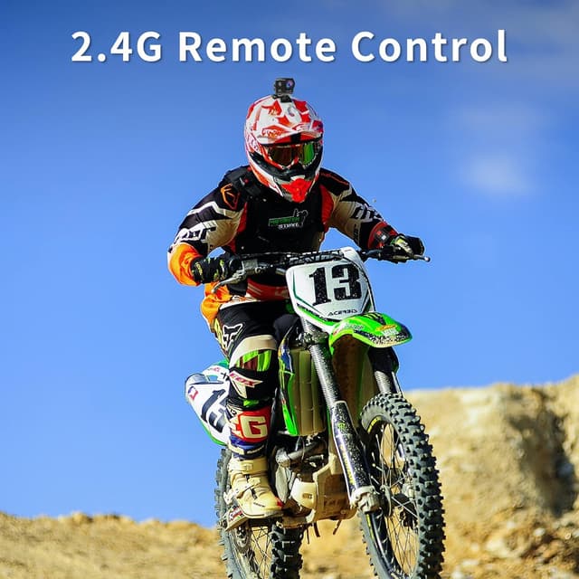 Thumbnail 5 de TIMNUT Action Cam 4K 30FPS con custodia subacquea fino a 40 m, WiFi e telecomando 2.4G