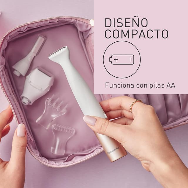 Detalle 2 de Panasonic ES-WM31 Kit Depilador y Afeitadora 💛