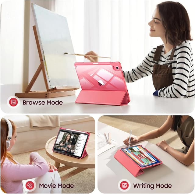 Thumbnail 2 de FINTIE Hybrid Case for iPad 11-inch 2025 Pink